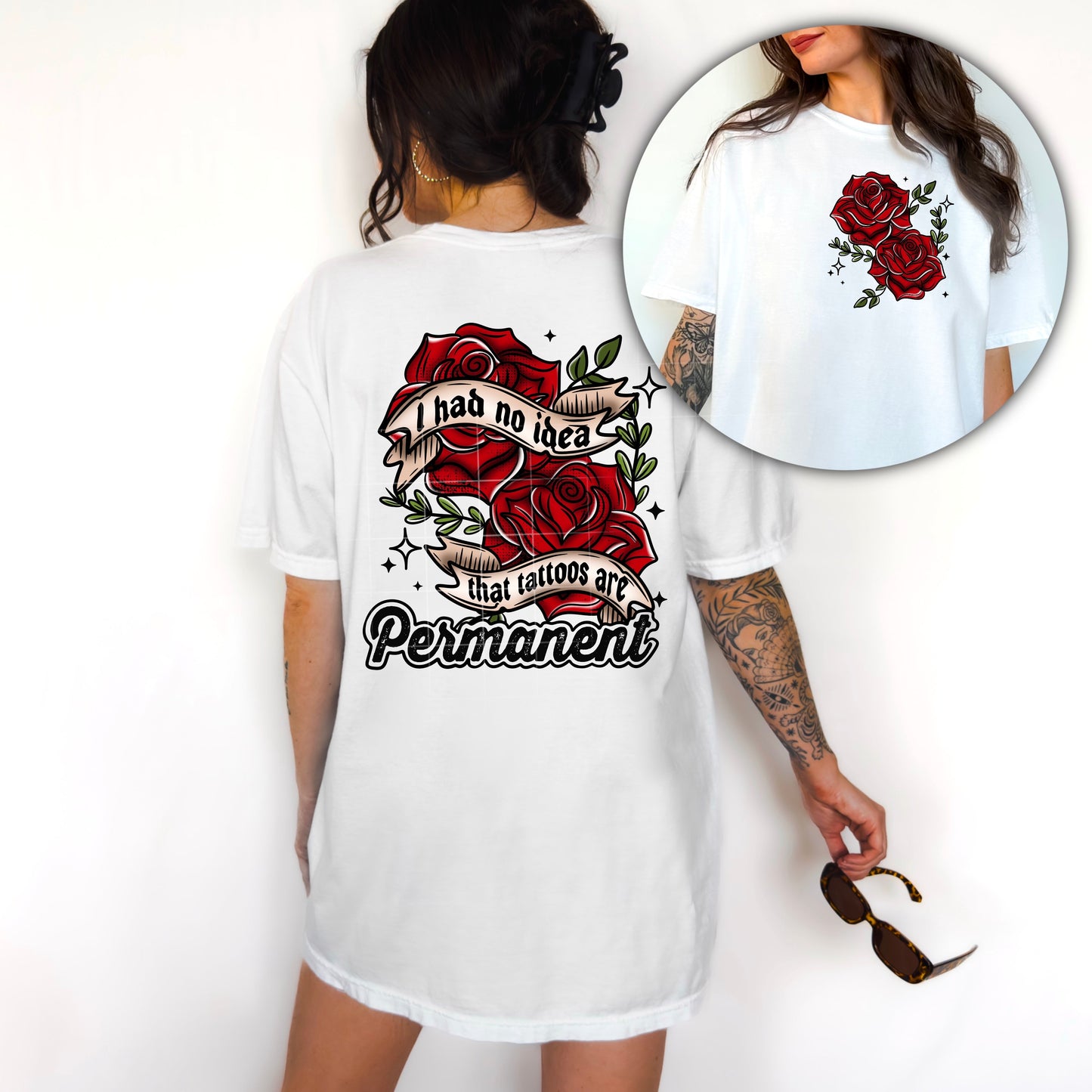 I HAD NO IDEA-DOUBLE SIDED TEE