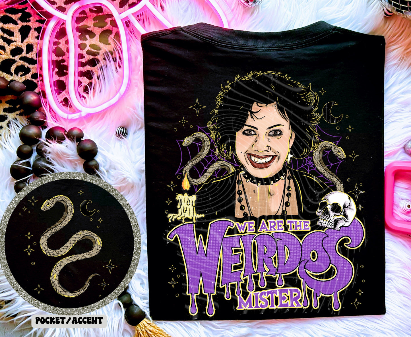 WE ARE THE WEIRDOS DOUBLE SIDED TEE