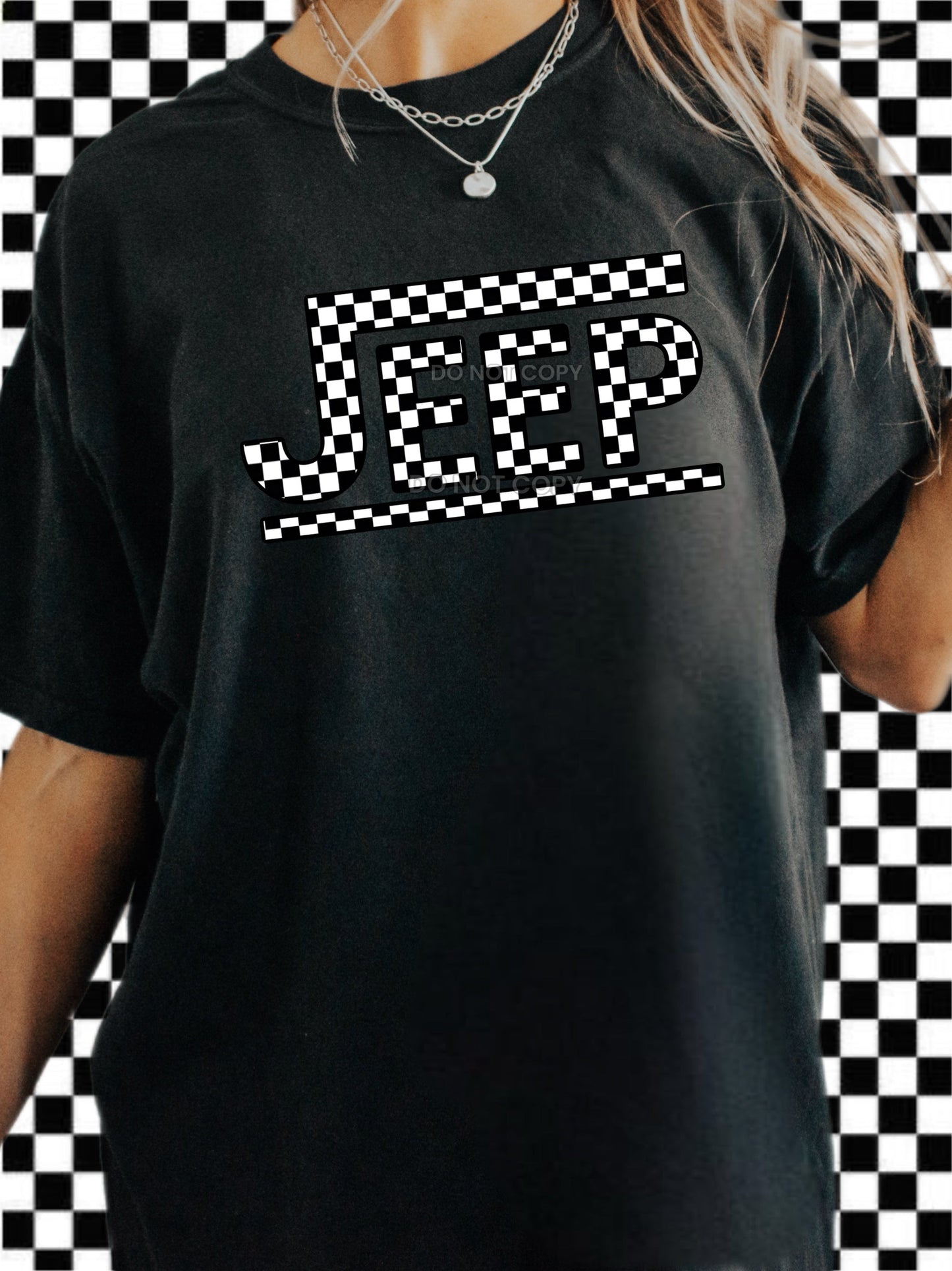 JP CHECKERED TEE