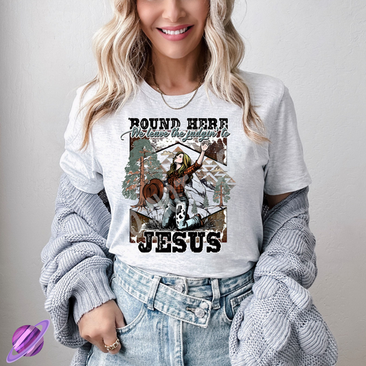 JUDGIN TO JESUS TEE