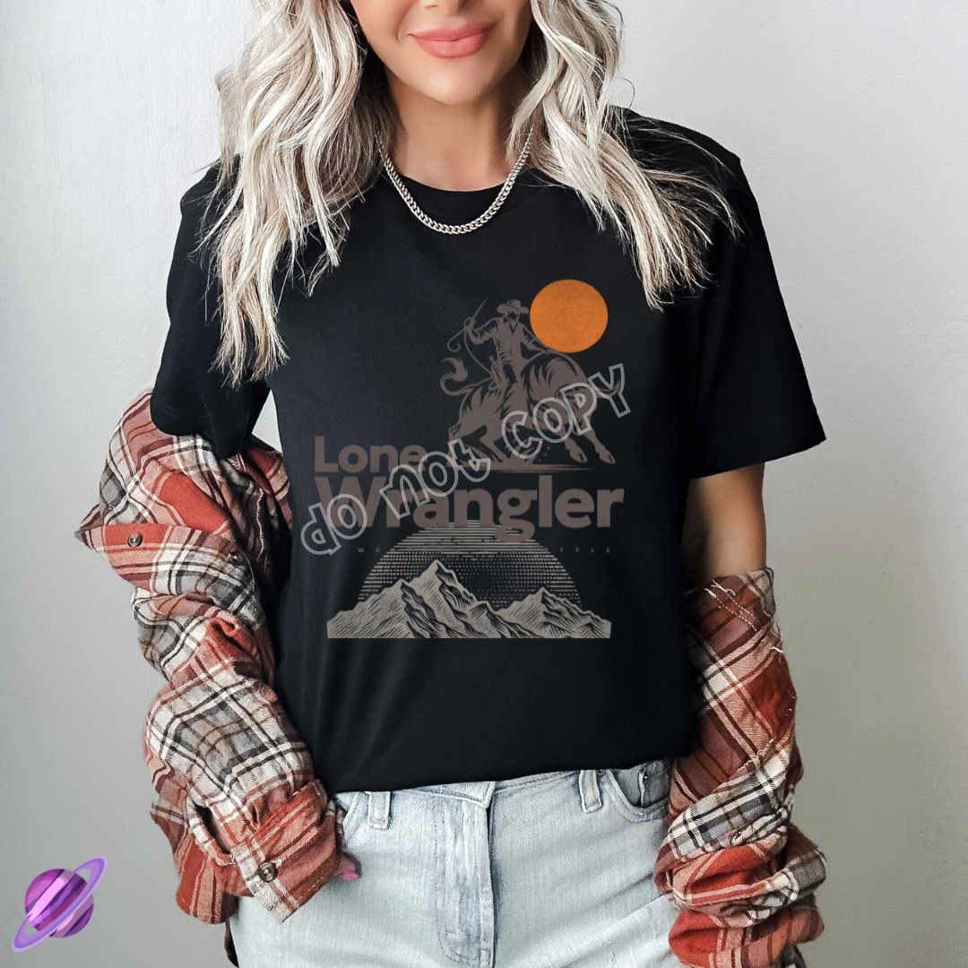 LONE WRANGLER TEE