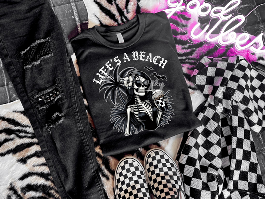 LIFES A BEACH TEE