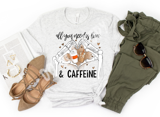 LOVE CAFFEINE ORANGE TEE