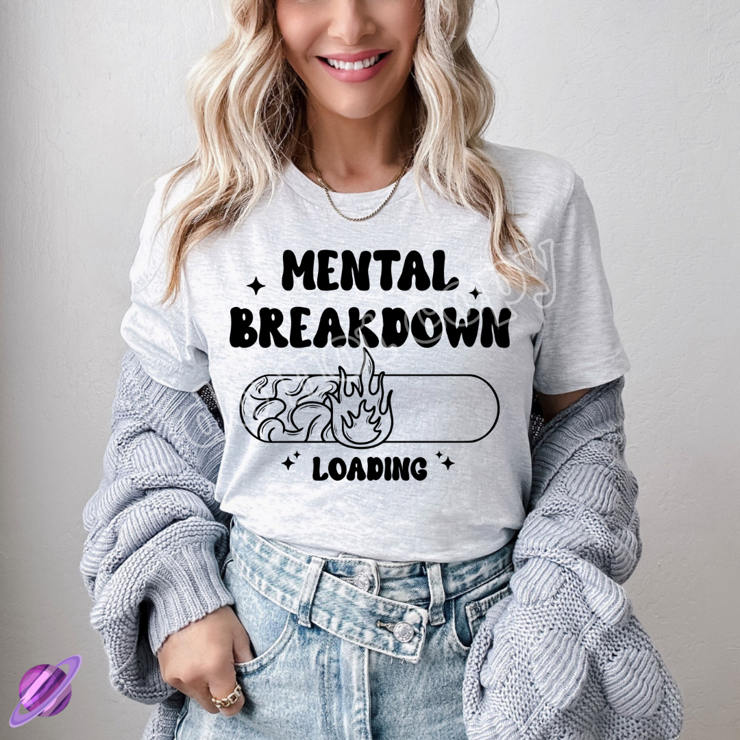 BLACK MENTAL BREAKDOWN TEE