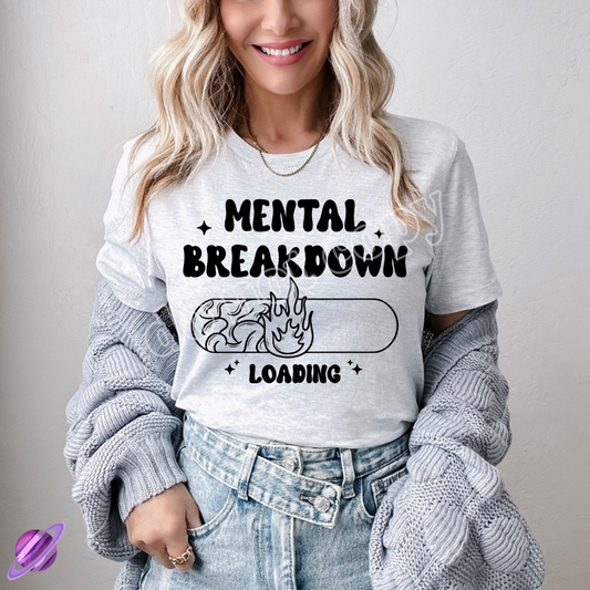 BLACK MENTAL BREAKDOWN TEE