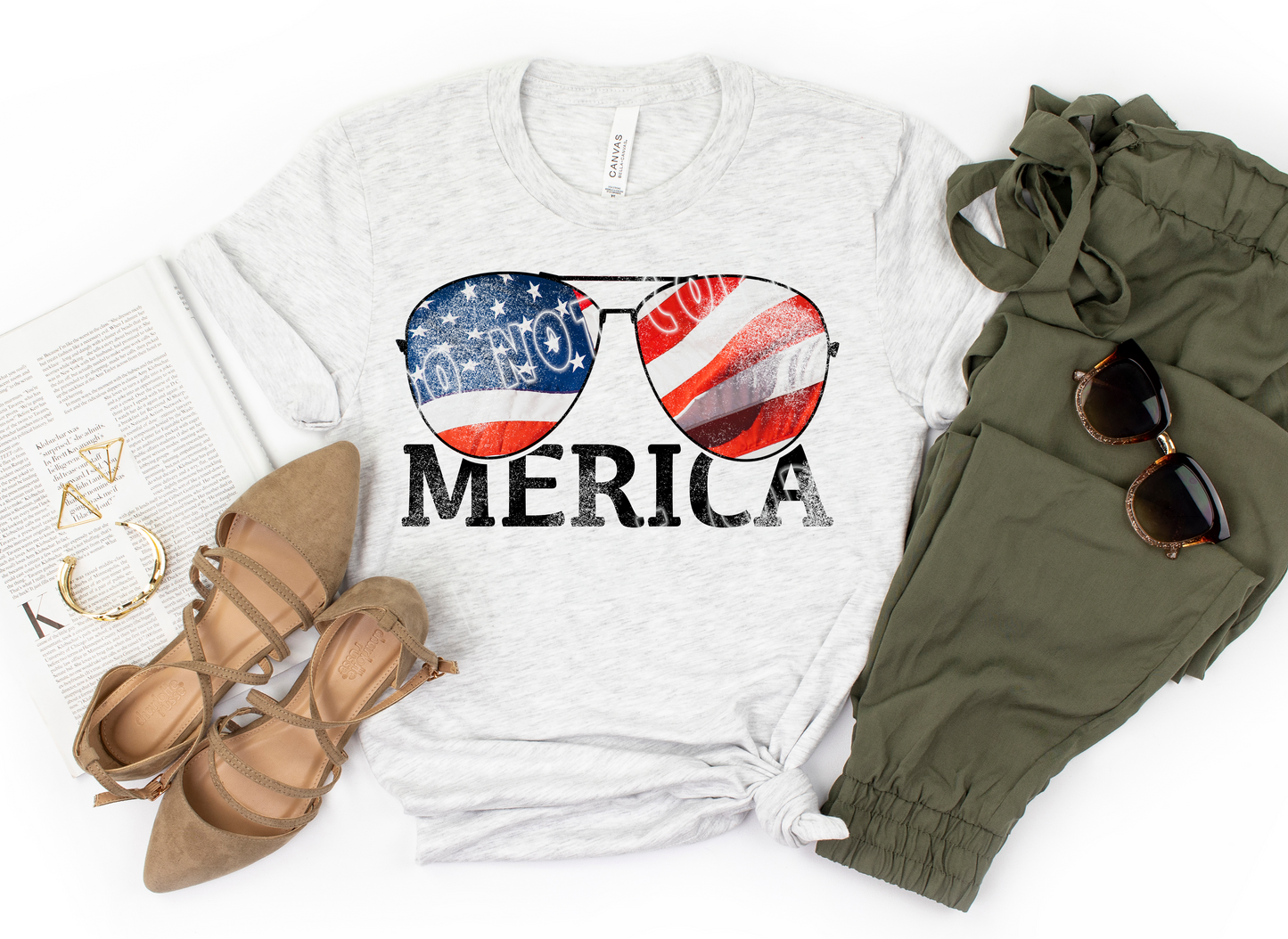 MERICA SHADES TEE
