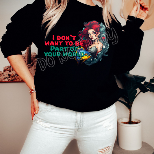 MERMAID - PUNK PRINCESSES  - UNISEX TEE ADULTS/KIDS PREORDER CLOSING 10/9 ETA MID NOV