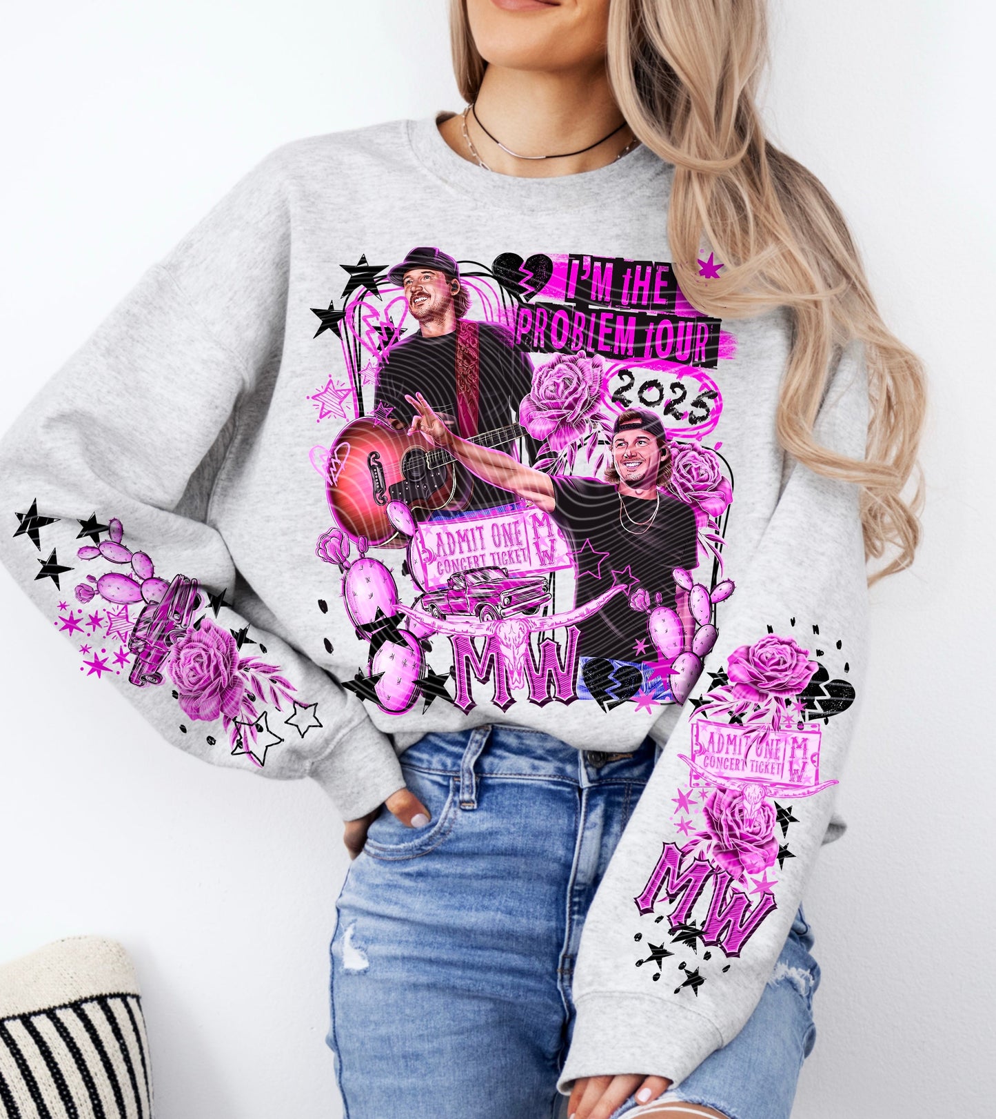 PROBEM MW SWEATSHIRT W/ SLEEVE PRINT