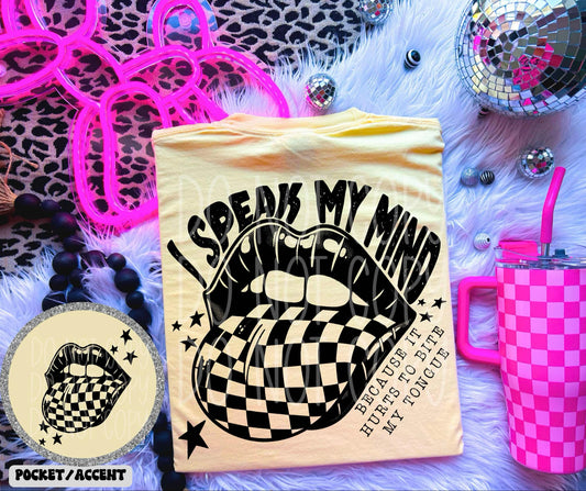 ILL BRING MY HARD FOUGH HARD FELT BEEN THROUGH HELL HALLELUJAH - POCKET PRINT DOUBLE SIDED TEE
