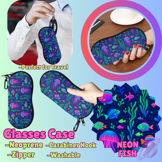 SUNGLASSES CASE RUN-NEON FISH-PREORDER CLOSING 8/8