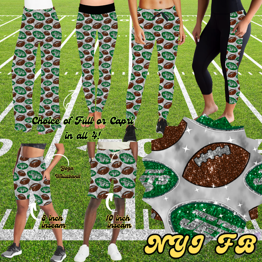 SEQUIN FB RUN-NYJ FB-6 STYLE BOTTOMS-PREORDER CLOSING 8/13