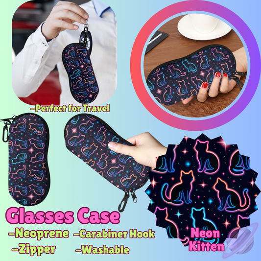 SUNGLASSES CASE RUN-NEON KITTEN-PREORDER CLOSING 8/8
