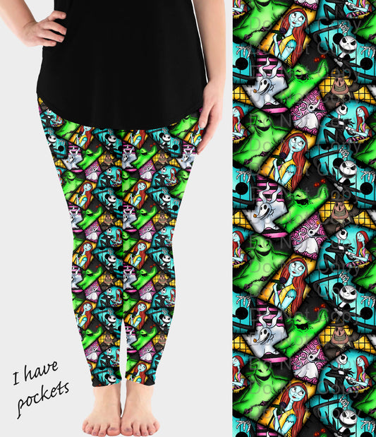 RTS - Nightmare Patches Leggings w/ Pockets