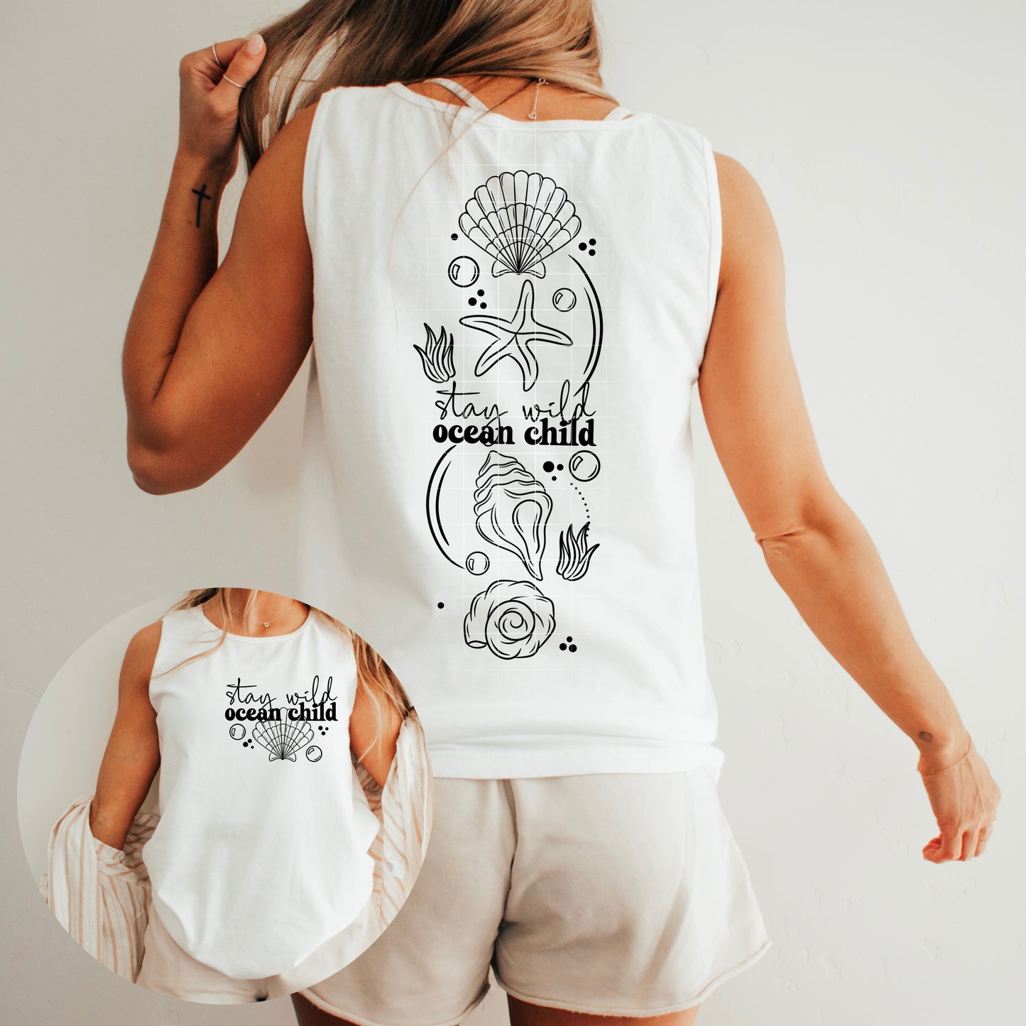 OCEAN CHILD TANK DOUBLE SIDED