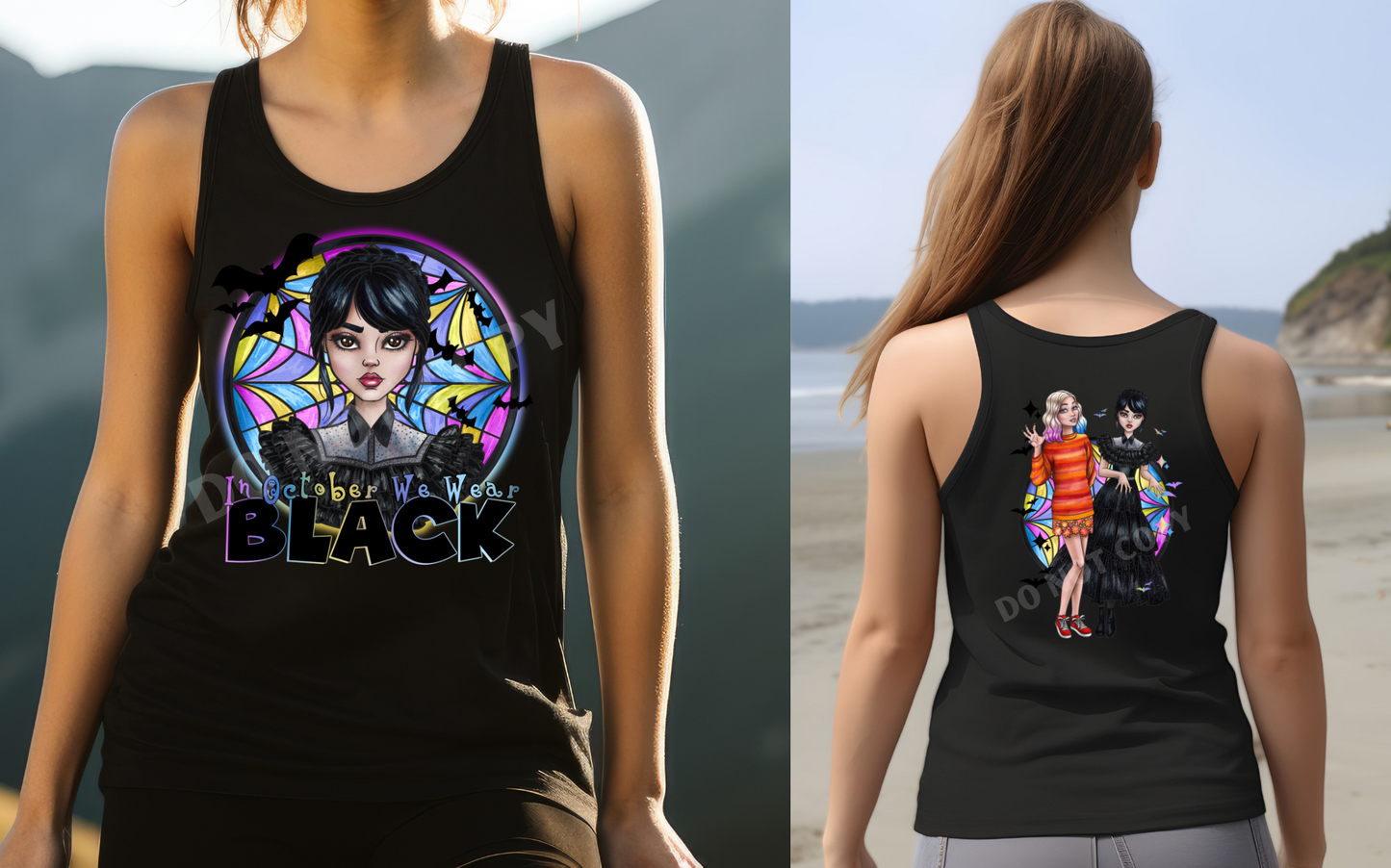 OCT BLACK TANK DOUBLE SIDED