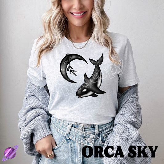 ORCA SKY - CELESTIAL RUN -UNISEX TEE ADULTS/KIDS