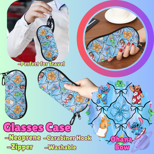 SUNGLASSES CASE RUN-OHANA BOW-PREORDER CLOSING 8/8