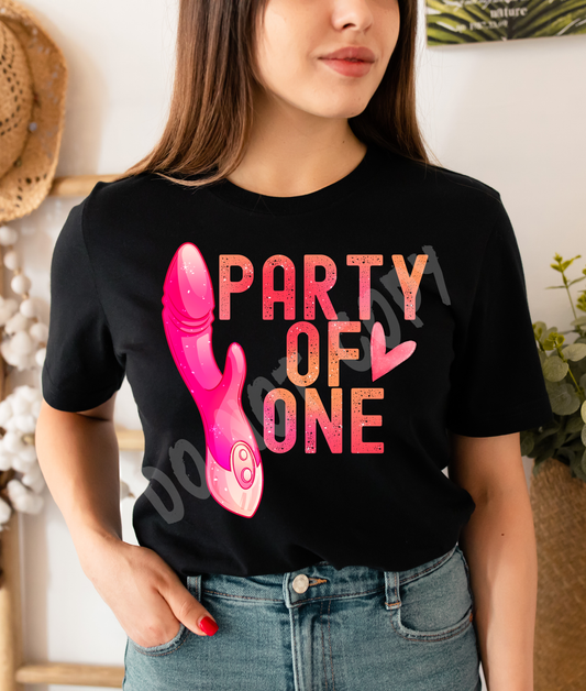 PARTY OF ONE TEE