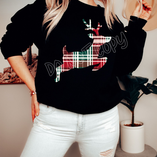 XMAS PLAID 2 - HOLIDAY RUN 2 - UNISEX HOODIE/SWEATER