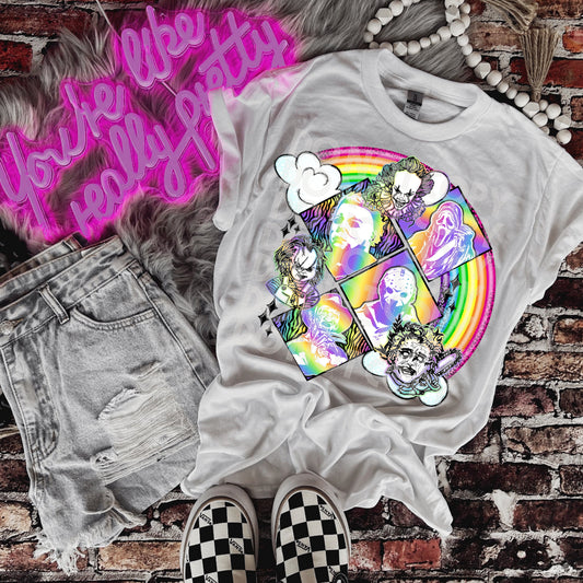 RAINBOW HORROR TEE