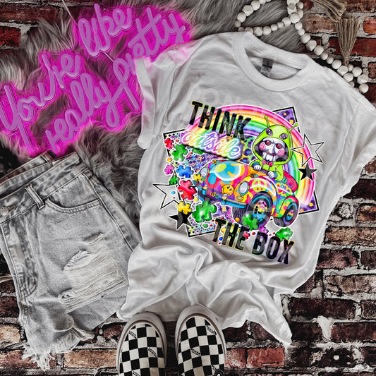 THINK OUTSIDE THE BOX TEE