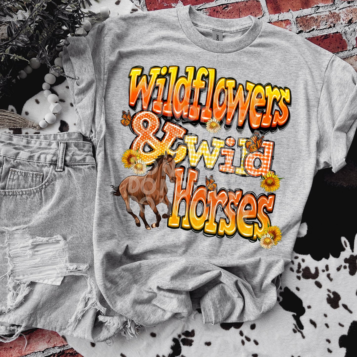 WILDFLOWERS & WILD HORSES TEE
