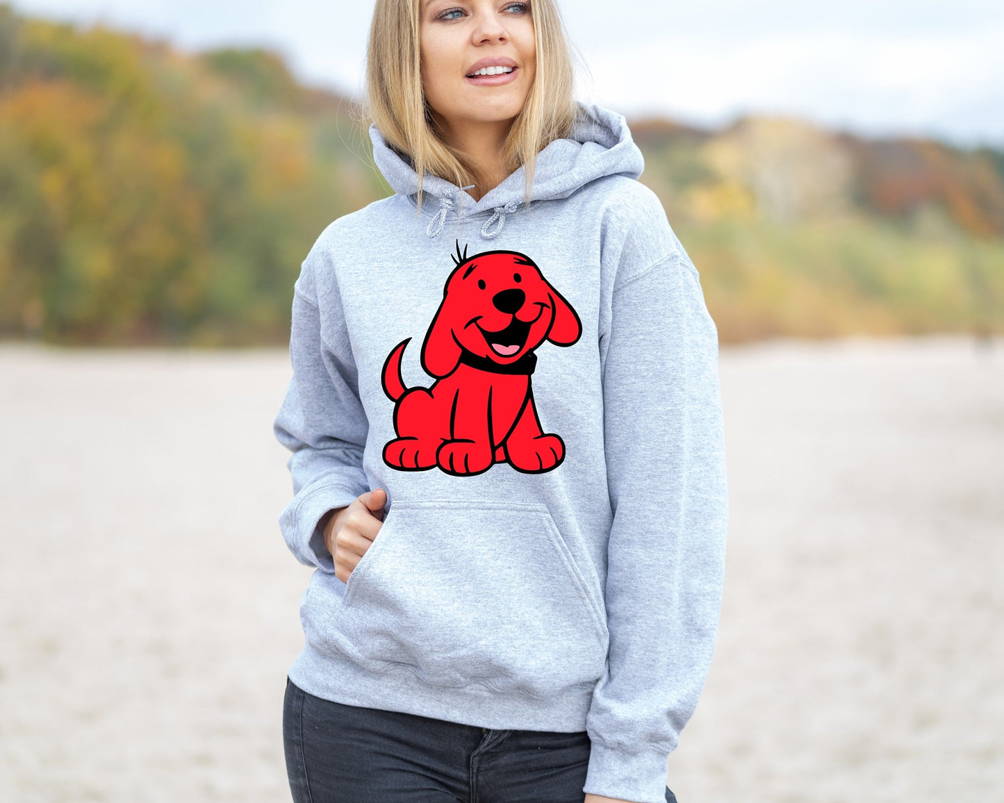 BATCH 62-RED DOG HOODIE