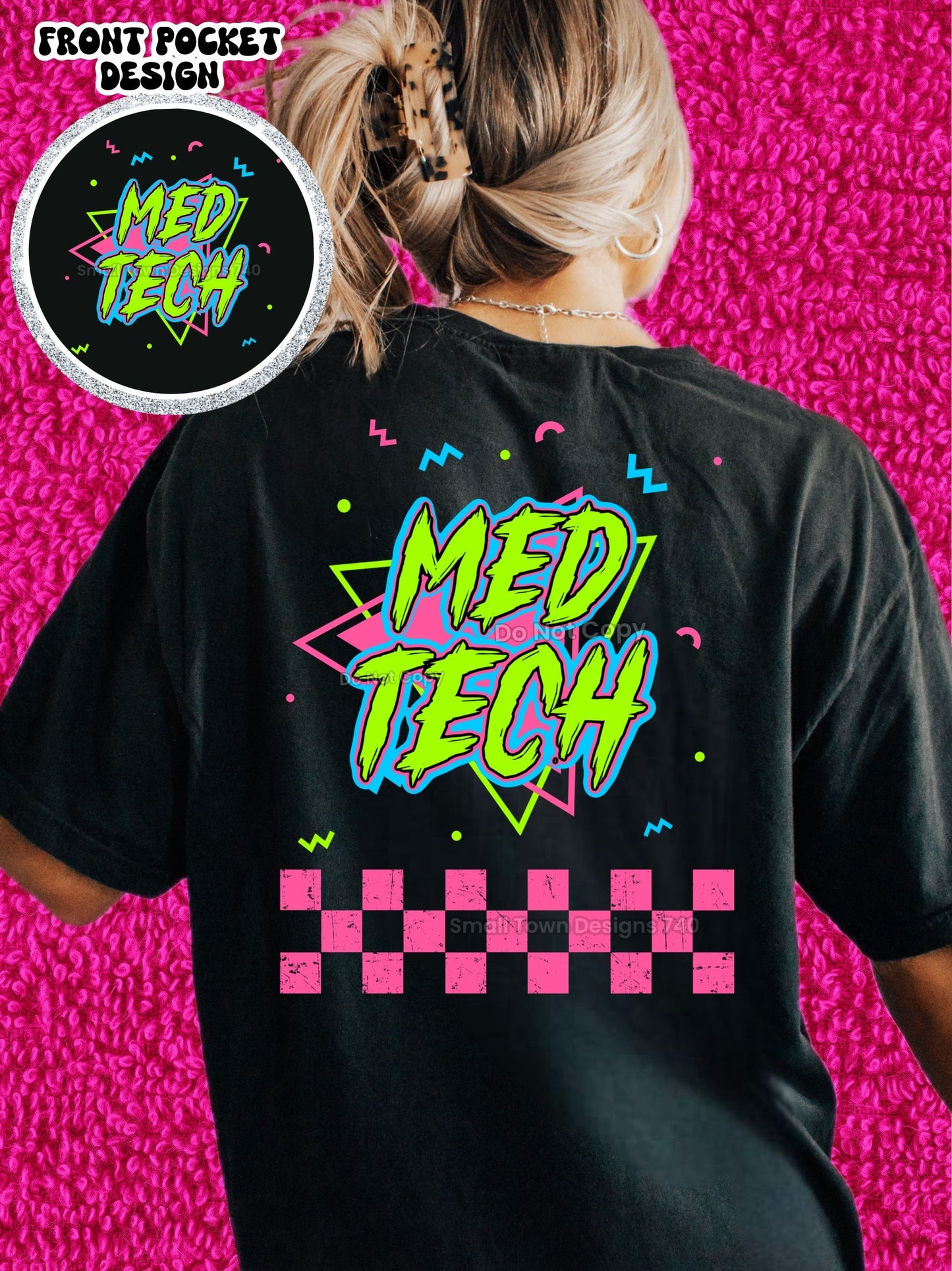 RETRO MED TECH DOUBLE SIDED TEE