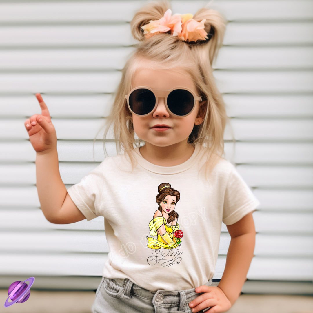 SIG BELLE - PRINCESS RUN -UNISEX TEE ADULTS/KIDS