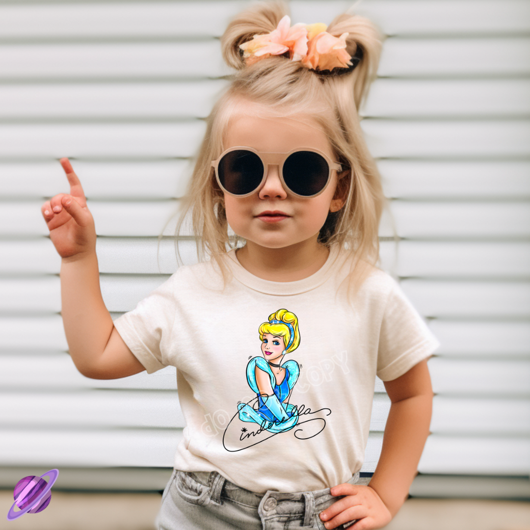 SIG CINDER - PRINCESS RUN -UNISEX TEE ADULTS/KIDS