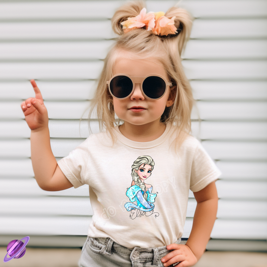 SIG ELSA - PRINCESS RUN -UNISEX TEE ADULTS/KIDS