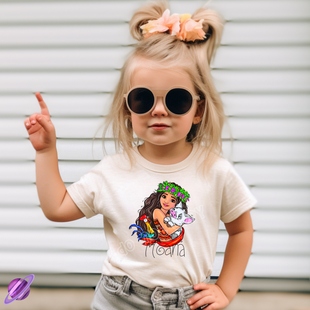 SIG MOANA - PRINCESS RUN -UNISEX TEE ADULTS/KIDS