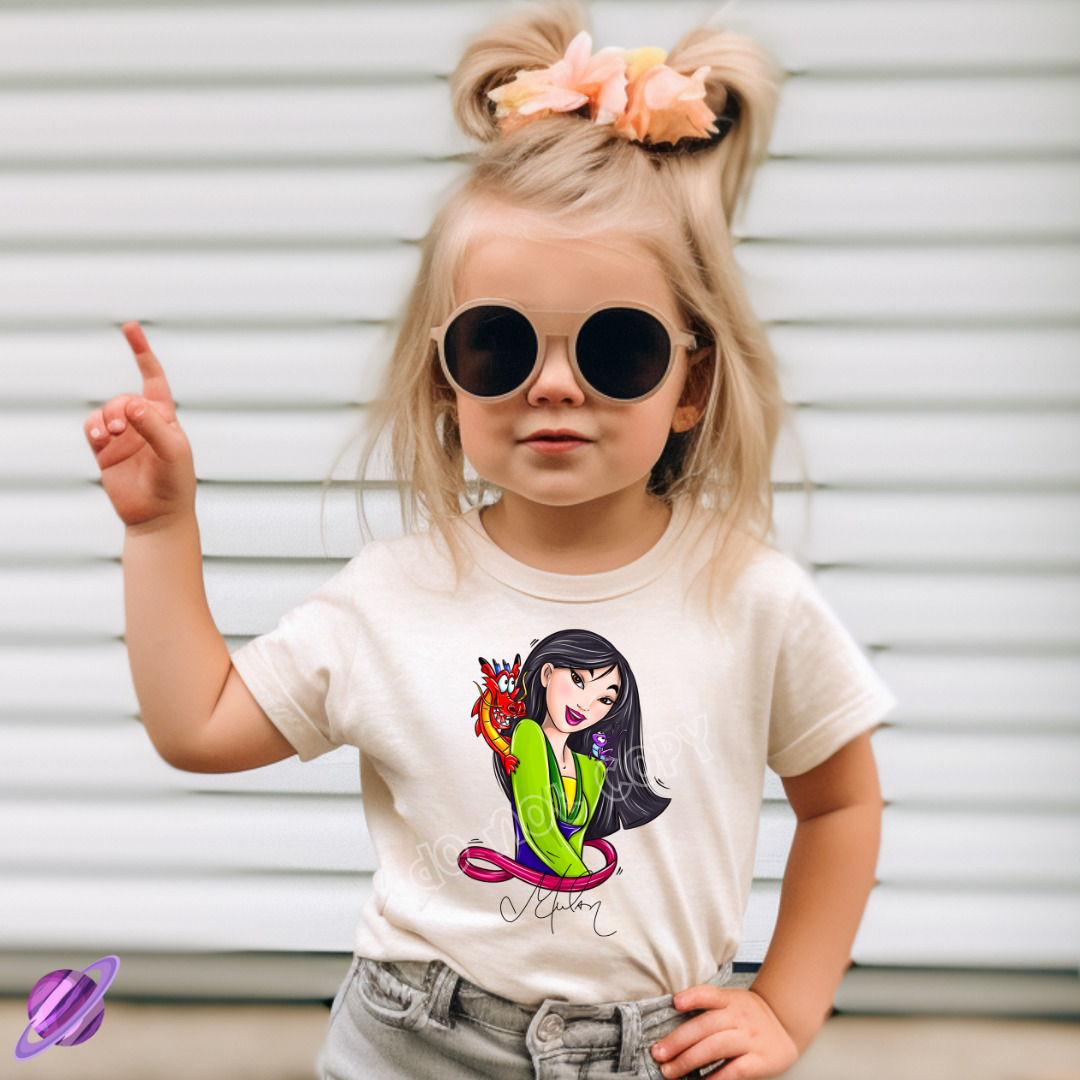 SIG MULAN- PRINCESS RUN -UNISEX TEE ADULTS/KIDS