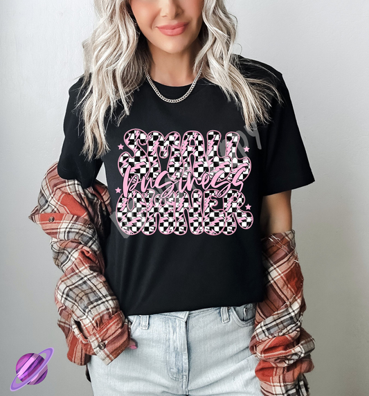 SMALL BIZ PINK TEE