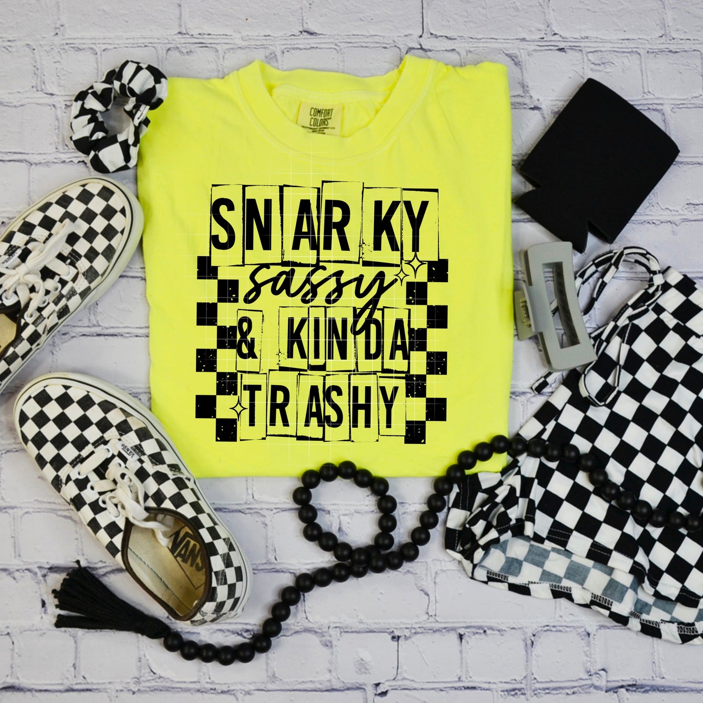SNARKY SASSY AND KINDA TRASHY TEE