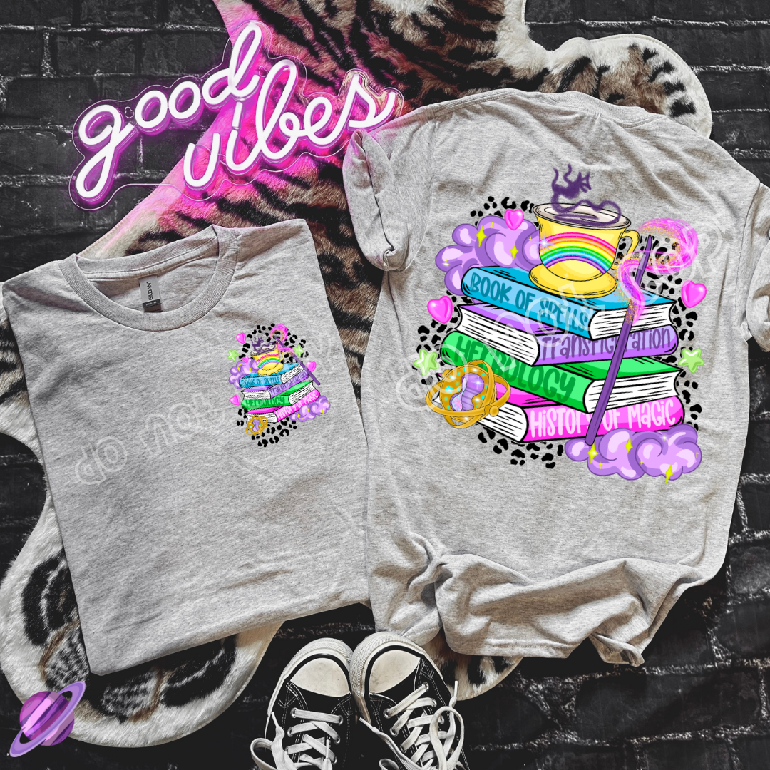 SPELLBOOK DOUBLE SIDED TEE