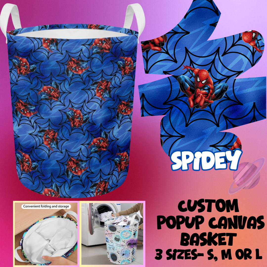 STORAGE BASKET RUN-SPIDEY-3 SIZES-PREORDER CLOSING 8/5