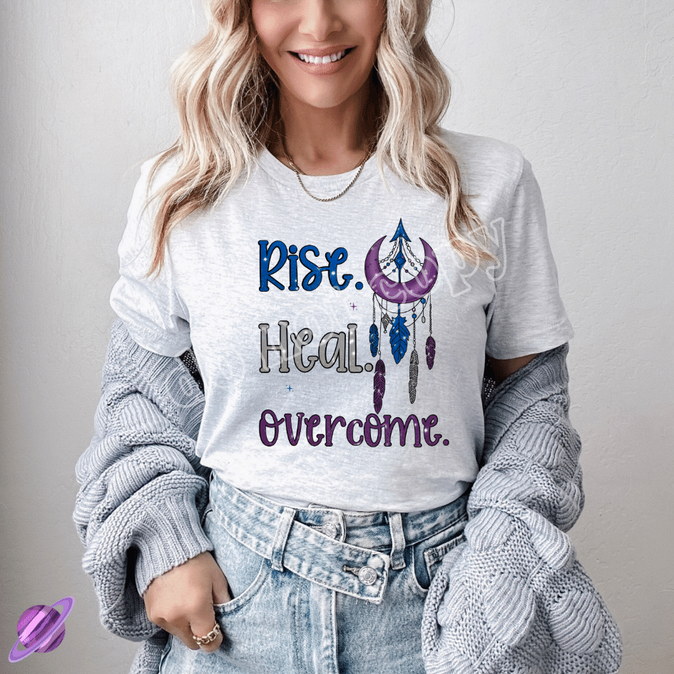 RISE HEAL OVERCOME TEE