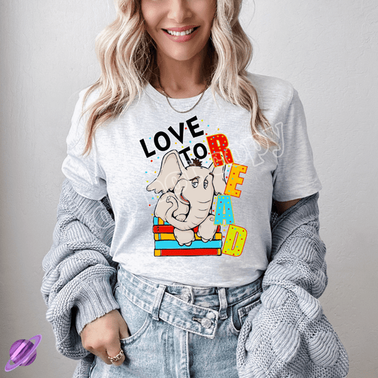 LOVE TO READ TEE