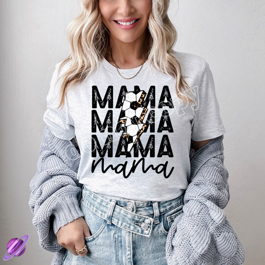 Mama Lightning Soccer Tee