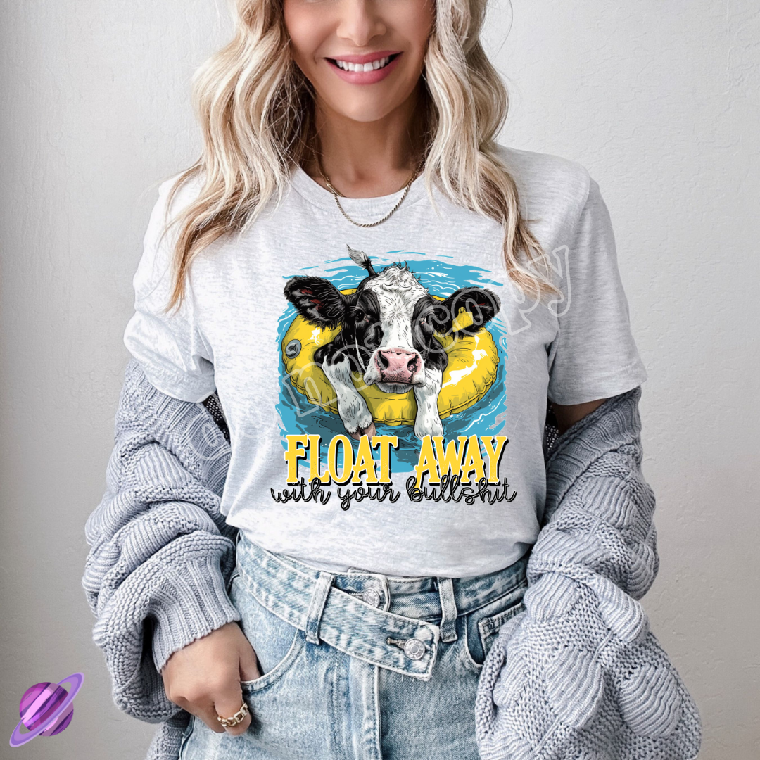 FLOAT AWAY COW TEE