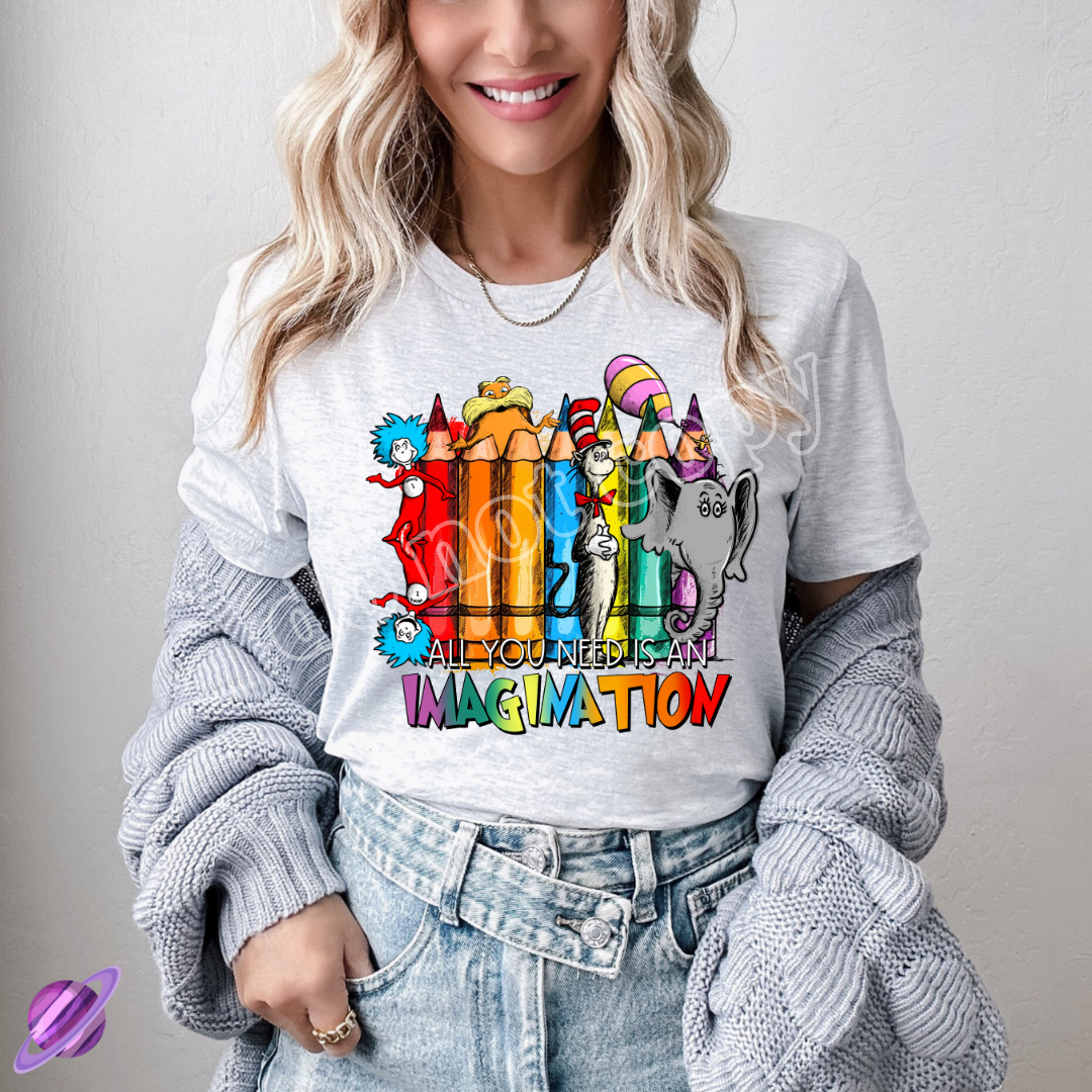 ALL YOU NEED IS IMAGINATION TEE