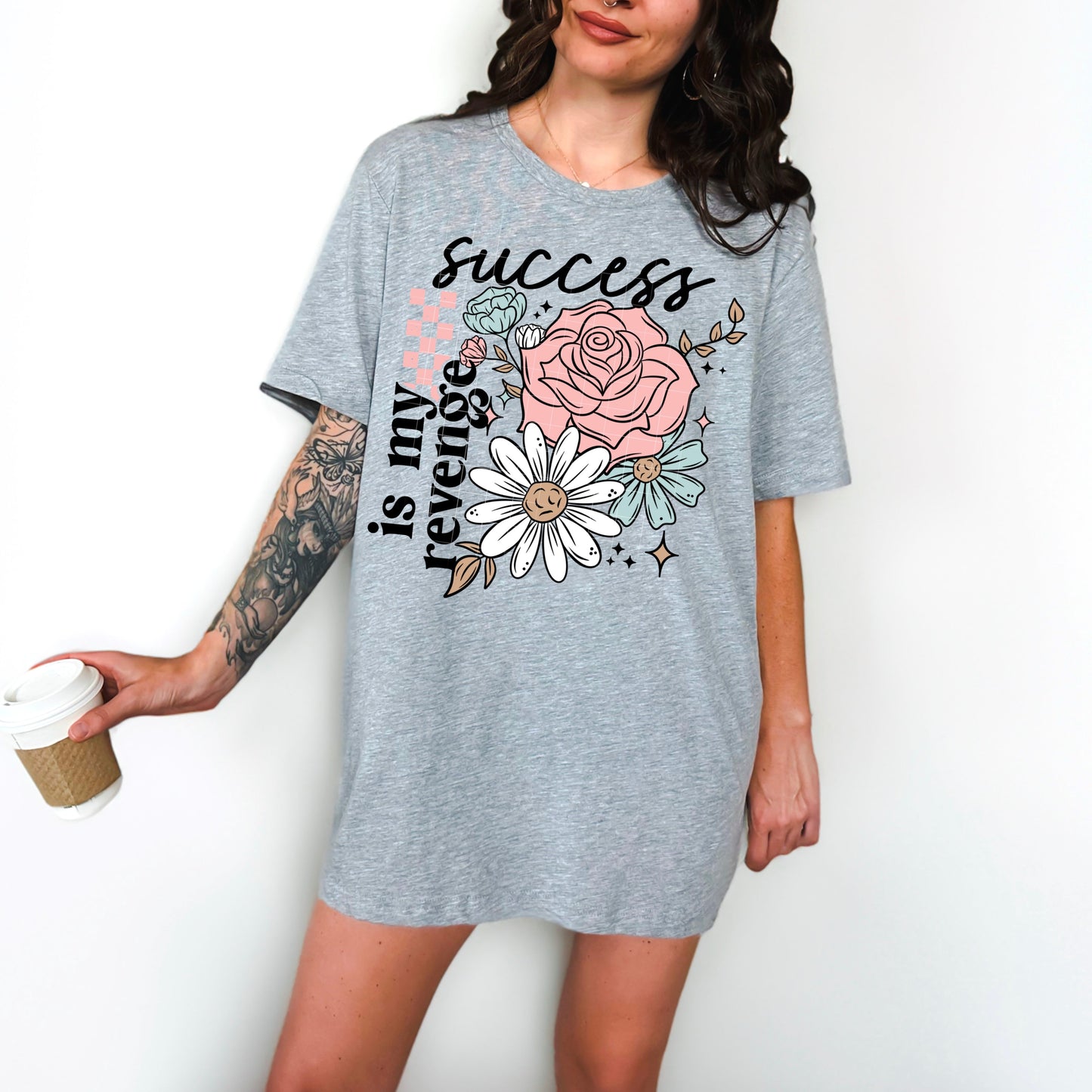 SUCCESS IS MY REVENGE FULL COLOR TEE