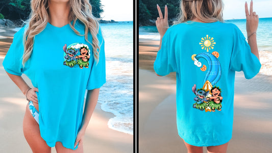 SUMMER PALS DOUBLE SIDED TEE