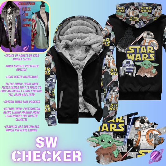 JACKET RUN 12-SW CHECKER-PREORDER CLOSING 8/18