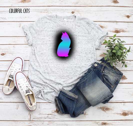 BATCH 64-COLORFUL CATS TEE