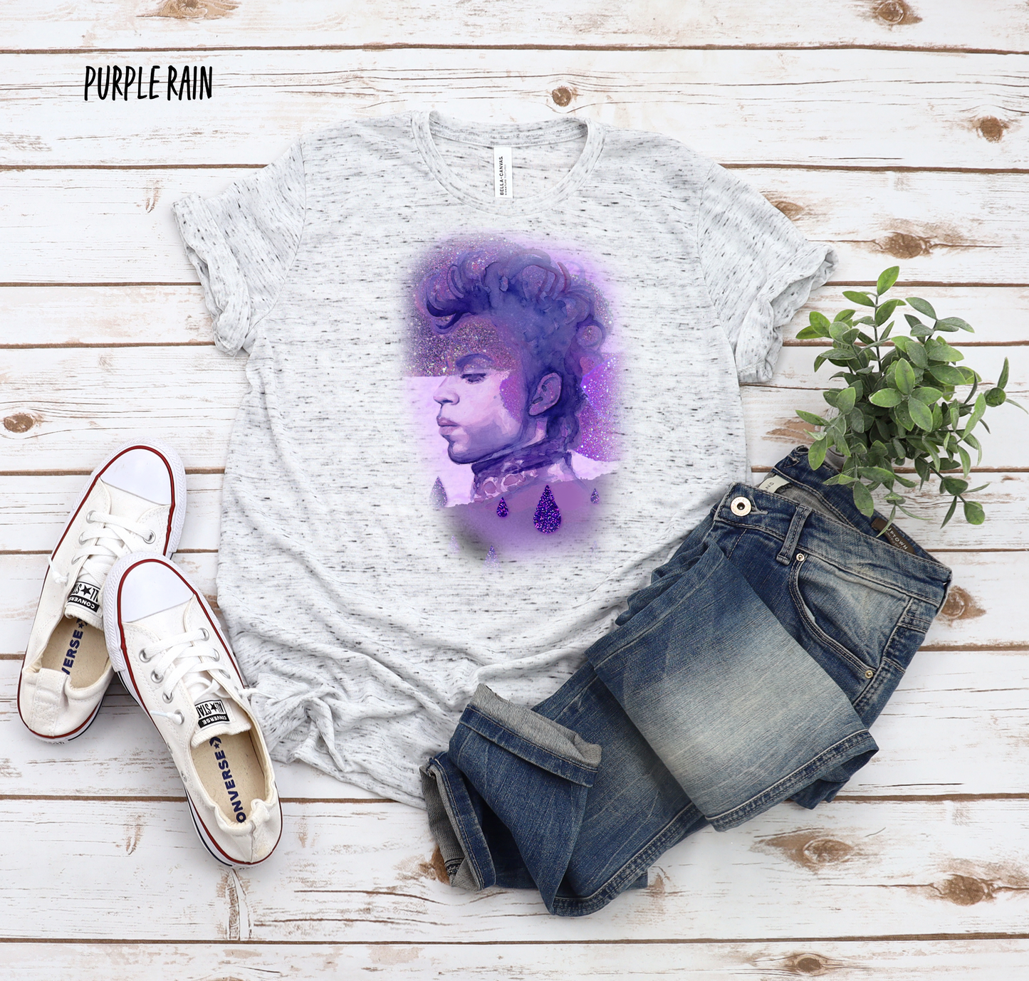 BATCH 64-PURPLE RAIN TEE