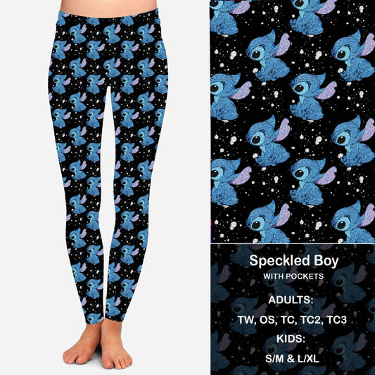 Speckled Boy - Full Leggings with Pockets