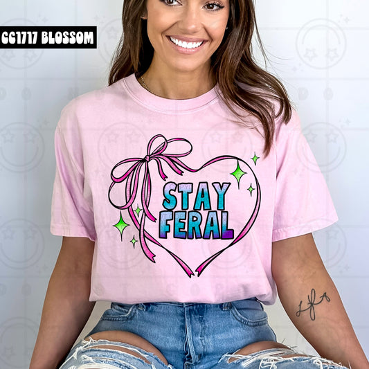 STAY FERAL RIBBON TEE