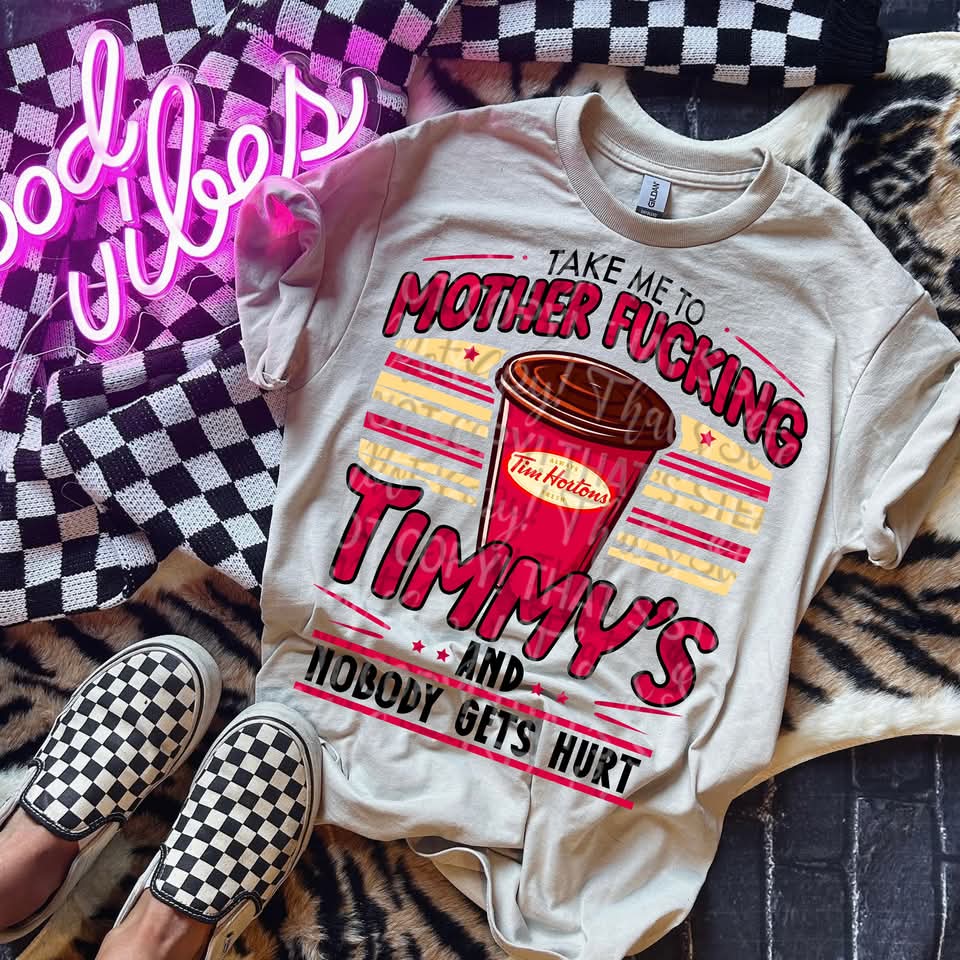TAKE ME TO TIMMYS TEE